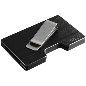 Футляр для карт с зажимом для купюр Cooper, черный заказать онлайн со своим дизайном в РПК КБ с доставкой и скидками