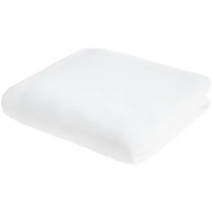 Флисовый плед Warm&Peace, белый заказать онлайн со своим дизайном в РПК КБ с доставкой и скидками