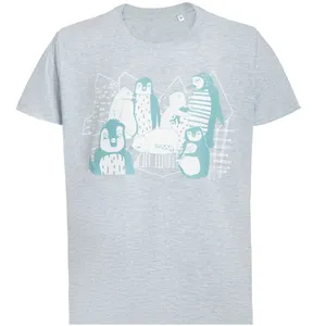 Футболка мужская приталенная Ping Win, голубой меланж заказать онлайн со своим дизайном в РПК КБ с доставкой и скидками