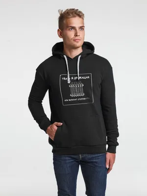 Толстовка «Тварь я дрожащая...», черная заказать онлайн со своим дизайном в РПК КБ с доставкой и скидками