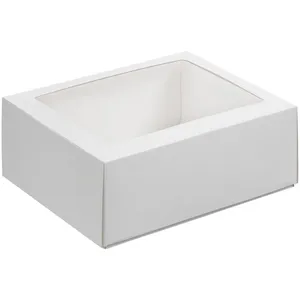 Коробка с окном InSight, белая заказать онлайн со своим дизайном в РПК КБ с доставкой и скидками