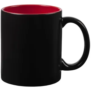 Кружка-хамелеон On Display, матовая, черная с красным заказать онлайн со своим дизайном в РПК КБ с доставкой и скидками