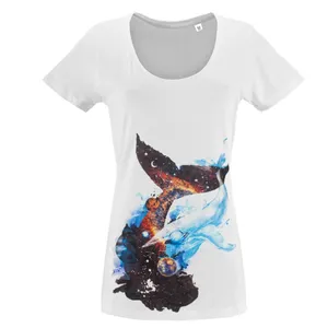 Футболка женская «Гиганты Вселенной», белая заказать онлайн со своим дизайном в РПК КБ с доставкой и скидками