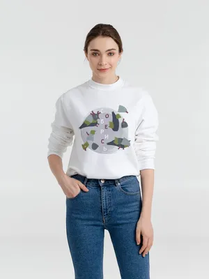 Толстовка «Соберись», белая заказать онлайн со своим дизайном в РПК КБ с доставкой и скидками