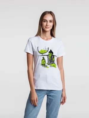 Футболка женская «Любительница», белая заказать онлайн со своим дизайном в РПК КБ с доставкой и скидками