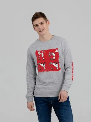 Толстовка «Яжопытный», серый меланж заказать онлайн со своим дизайном в РПК КБ с доставкой и скидками