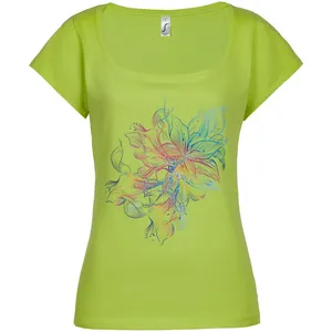 Футболка женская Vibrance, зеленое яблоко заказать онлайн со своим дизайном в РПК КБ с доставкой и скидками