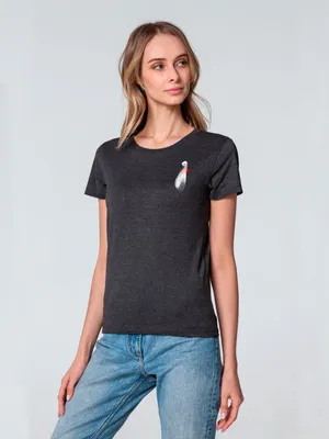 Футболка женская Ghost of Love, черная заказать онлайн со своим дизайном в РПК КБ с доставкой и скидками