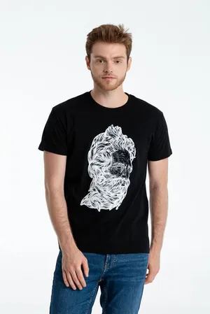 Футболка Tattoo Inverted, черная заказать онлайн со своим дизайном в РПК КБ с доставкой и скидками