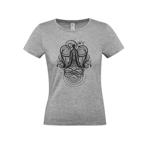 Футболка женская «Антиква А», серый меланж заказать онлайн со своим дизайном в РПК КБ с доставкой и скидками