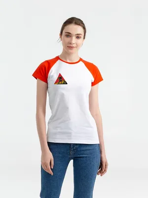 Футболка женская «Ищи суть», белая с красным заказать онлайн со своим дизайном в РПК КБ с доставкой и скидками