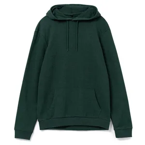 Заказать Толстовка с капюшоном унисекс Hoodie, темно-зеленый меланж, размер XS с доставкой и скидками
