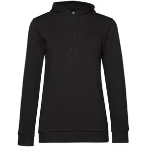 Заказать Толстовка с капюшоном женская Hoodie, черная, размер XS с доставкой и скидками