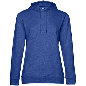 Заказать Толстовка с капюшоном женская Hoodie, ярко-синий меланж, размер M с доставкой и скидками