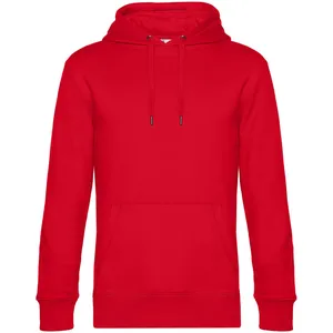 Толстовка с капюшоном унисекс King, красная заказать онлайн со своим дизайном в РПК КБ с доставкой и скидками