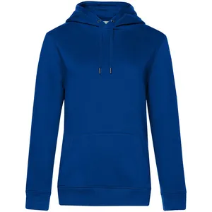 Толстовка с капюшоном женская Queen, ярко-синяя заказать онлайн со своим дизайном в РПК КБ с доставкой и скидками