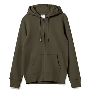 Толстовка на молнии с капюшоном унисекс King, хаки заказать онлайн со своим дизайном в РПК КБ с доставкой и скидками