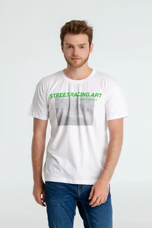 Футболка Street Racing Art, белая заказать онлайн со своим дизайном в РПК КБ с доставкой и скидками