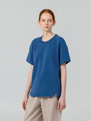 Футболка унисекс Kosmos 1.0, синяя заказать онлайн со своим дизайном в РПК КБ с доставкой и скидками