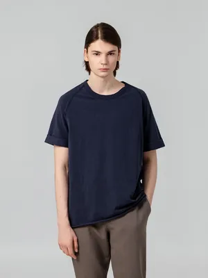 Футболка унисекс Vozduh 1.0, темно-синяя заказать онлайн со своим дизайном в РПК КБ с доставкой и скидками