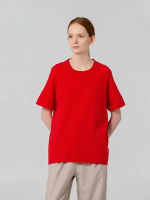 Футболка унисекс Vozduh 1.0, красная заказать онлайн со своим дизайном в РПК КБ с доставкой и скидками