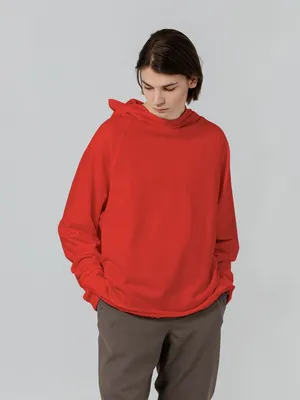 Худи унисекс Vozduh 1.0, красное заказать онлайн со своим дизайном в РПК КБ с доставкой и скидками