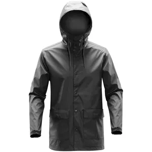 Дождевик мужской Squall, черный заказать онлайн со своим дизайном в РПК КБ с доставкой и скидками