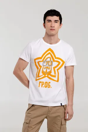 Футболка «Меламед. Егор Летов», белая заказать онлайн со своим дизайном в РПК КБ с доставкой и скидками