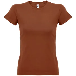 Футболка женская Imperial Women 190, коричневая (терракотовая) заказать онлайн со своим дизайном в РПК КБ с доставкой и скидками