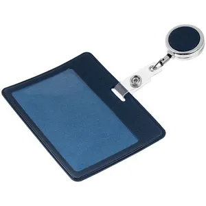 Чехол для карточки с ретрактором Devon, синий заказать онлайн со своим дизайном в РПК КБ с доставкой и скидками