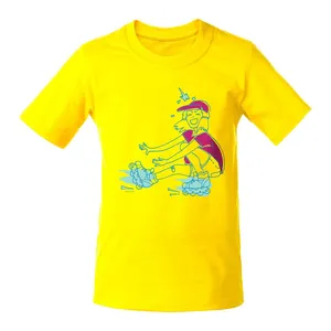 Заказать Футболка детская Roller Skates, желтая, 6 лет с доставкой и скидками