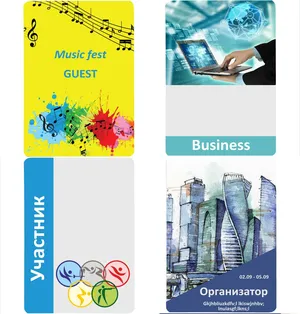 Бейдж с печатью на заказ, глянцевая ламинация заказать онлайн со своим дизайном в РПК КБ с доставкой и скидками