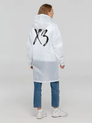 Дождевик «ХЗ», белый заказать онлайн со своим дизайном в РПК КБ с доставкой и скидками