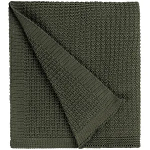 Плед Lattice, зеленый меланж (оливковый) заказать онлайн со своим дизайном в РПК КБ с доставкой и скидками