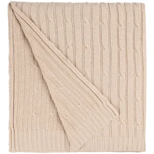 Плед Remit, бежевый заказать онлайн со своим дизайном в РПК КБ с доставкой и скидками