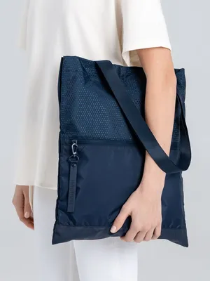 Сумка для покупок Triangel, синяя заказать онлайн со своим дизайном в РПК КБ с доставкой и скидками