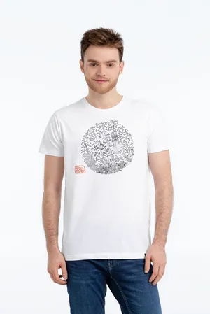 Футболка «Качели», белая заказать онлайн со своим дизайном в РПК КБ с доставкой и скидками