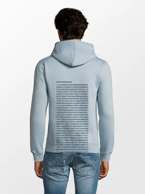 Худи «Почти полный Пи», голубое заказать онлайн со своим дизайном в РПК КБ с доставкой и скидками