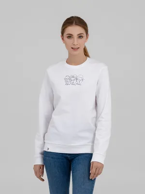 Свитшот «Три автора», белый заказать онлайн со своим дизайном в РПК КБ с доставкой и скидками