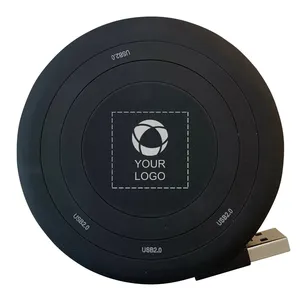 Беспроводная зарядка с USB-хабом 2.0 заказать онлайн со своим дизайном в РПК КБ с доставкой и скидками