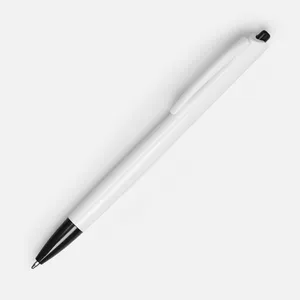 Ручка шариковая Tick, белая с черным заказать онлайн со своим дизайном в РПК КБ с доставкой и скидками