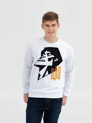 Свитшот «Меламед. Виктор Цой», белый заказать онлайн со своим дизайном в РПК КБ с доставкой и скидками