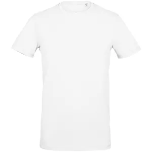 Футболка мужская Millenium Stretch Men, белая заказать онлайн со своим дизайном в РПК КБ с доставкой и скидками