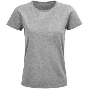 Футболка женская Pioneer Women, серый меланж заказать онлайн со своим дизайном в РПК КБ с доставкой и скидками