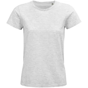 Футболка женская Pioneer Women, светло-серый меланж заказать онлайн со своим дизайном в РПК КБ с доставкой и скидками