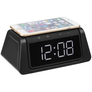 Настольный стерилизатор с беспроводной зарядкой и часами UV Depot, черный заказать онлайн со своим дизайном в РПК КБ с доставкой и скидками