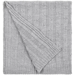 Плед Trenza, светло-серый заказать онлайн со своим дизайном в РПК КБ с доставкой и скидками