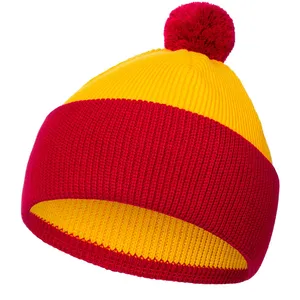 Шапка Snappy, желтая с красным заказать онлайн со своим дизайном в РПК КБ с доставкой и скидками