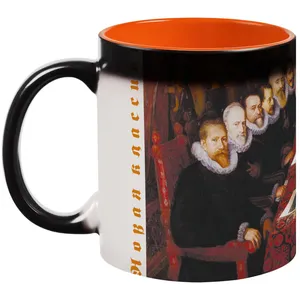 Кружка-хамелеон «Новая классика. Dream Team», матовая, оранжево-черная заказать онлайн со своим дизайном в РПК КБ с доставкой и скидками