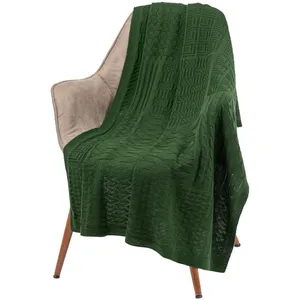 Плед Snippet, темно-зеленый заказать онлайн со своим дизайном в РПК КБ с доставкой и скидками